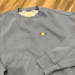 Billabong/Wrangler Collab Men's Blue Crewneck Sweater